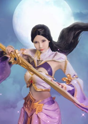 王者荣耀 露娜·紫霞仙子 我的意中人是个盖世英雄 COS