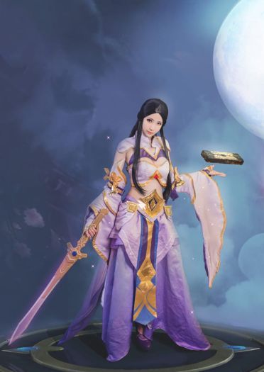 王者荣耀 露娜·紫霞仙子 我的意中人是个盖世英雄 COS