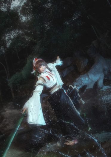 一人一棍一壶酒