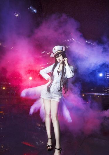 英雄联盟 少女时代 阿狸 cosplay