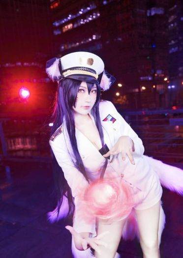 英雄联盟 少女时代 阿狸 cosplay