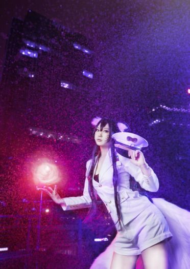 英雄联盟 少女时代 阿狸 cosplay