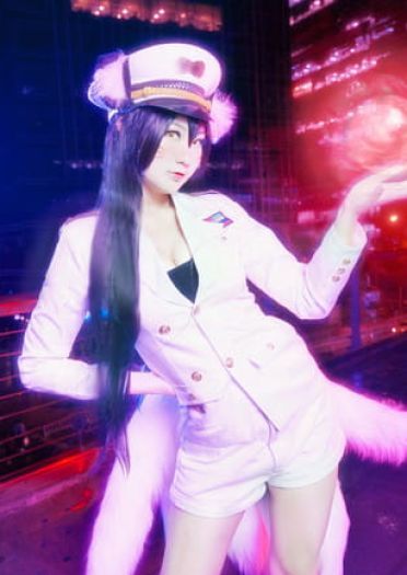 英雄联盟 少女时代 阿狸 cosplay