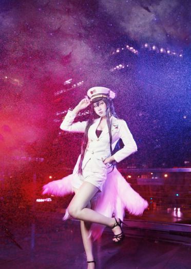 英雄联盟 少女时代 阿狸 cosplay