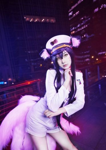 英雄联盟 少女时代 阿狸 cosplay