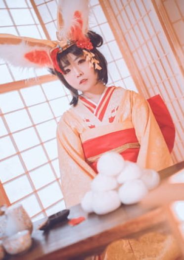 网易手游阴阳师 山兔 稚兔童心 cosplay图片(1)