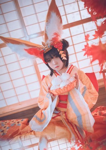 网易手游阴阳师 山兔 稚兔童心 cosplay图片(1)