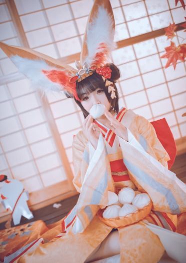 网易手游阴阳师 山兔 稚兔童心 cosplay图片(1)