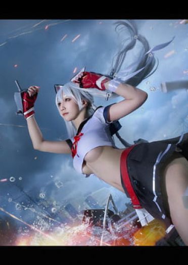 碧蓝航线 椿 驱逐舰夕立cosplay图片