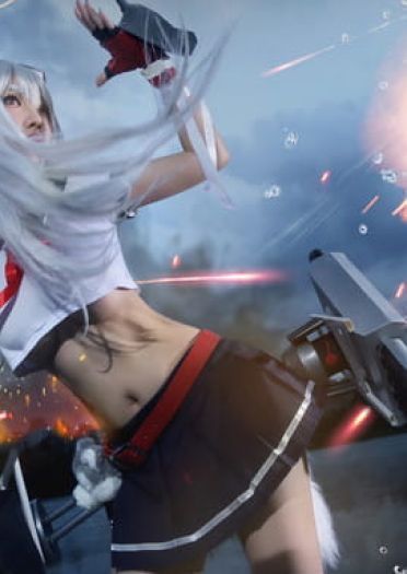 碧蓝航线 椿 驱逐舰夕立cosplay图片