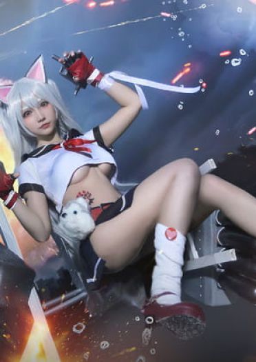 碧蓝航线 椿 驱逐舰夕立cosplay图片