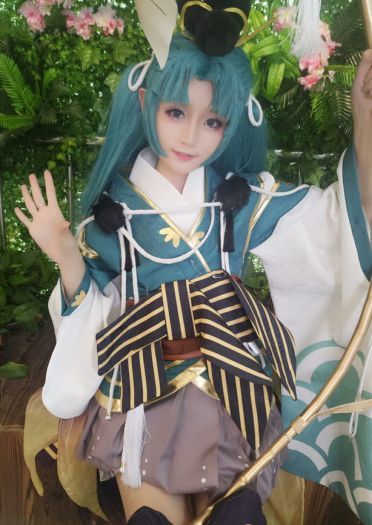 网易手游阴阳师 莹草 cosplay图片(1)