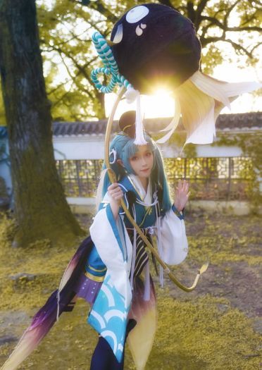 网易手游阴阳师 莹草 cosplay图片(1)