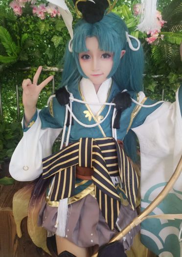 网易手游阴阳师 莹草 cosplay图片(1)