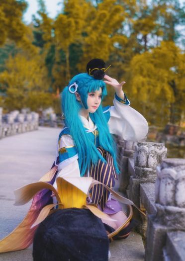 网易手游阴阳师 莹草 cosplay图片(1)