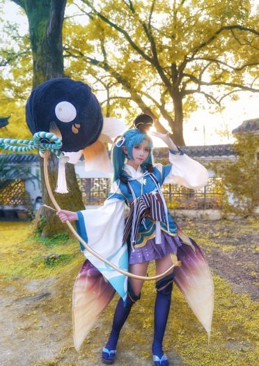 网易手游阴阳师 莹草 cosplay图片(1)