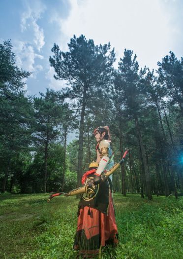 网易手游阴阳师 源博雅&白狼 cosplay图片(1)