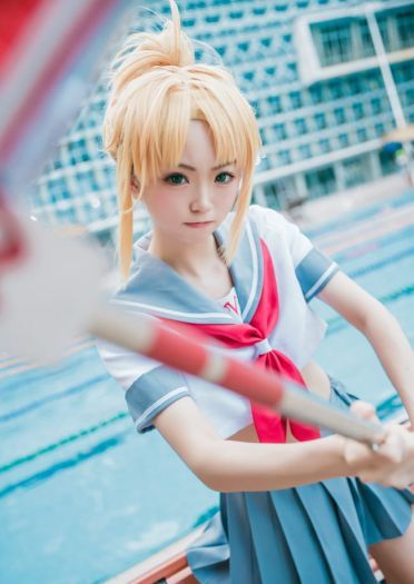 Fate/Grand Order 莫德雷德 cosplay图片(1)