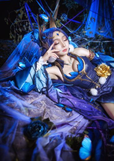 王者荣耀 仲夏夜之梦貂蝉 cosplay图片