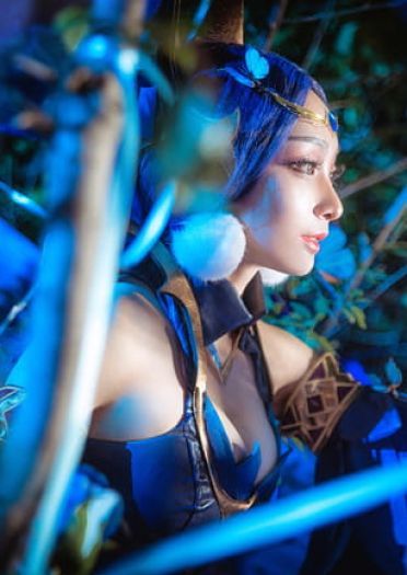 王者荣耀 仲夏夜之梦貂蝉 cosplay图片