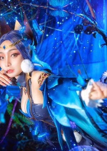 王者荣耀 仲夏夜之梦貂蝉 cosplay图片