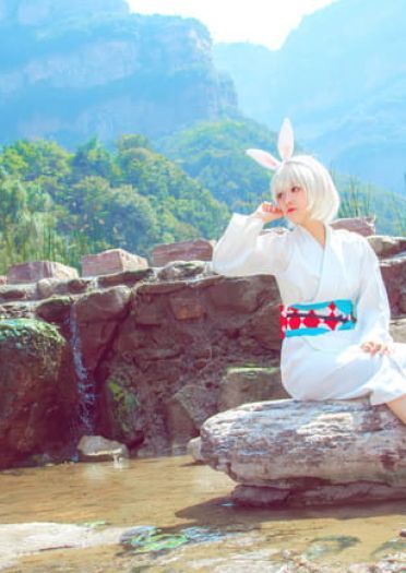 网易手游阴阳师 未觉醒山兔 cosplay图片(1)