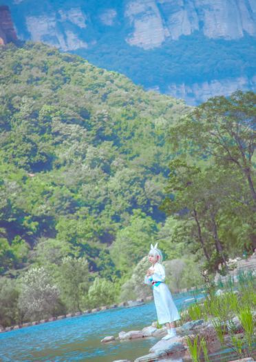 网易手游阴阳师 未觉醒山兔 cosplay图片(1)