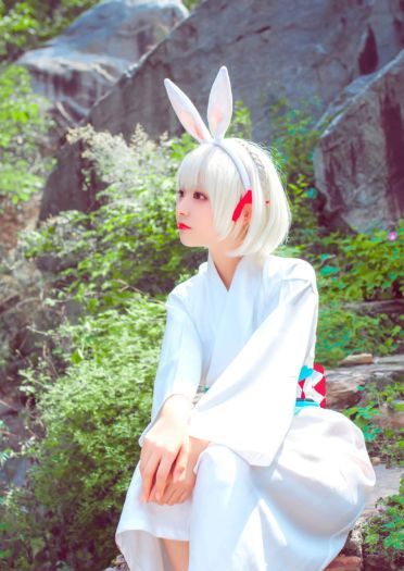 网易手游阴阳师 未觉醒山兔 cosplay图片(1)