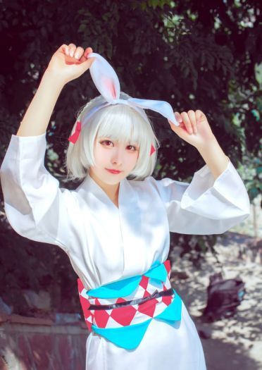 网易手游阴阳师 未觉醒山兔 cosplay图片(1)