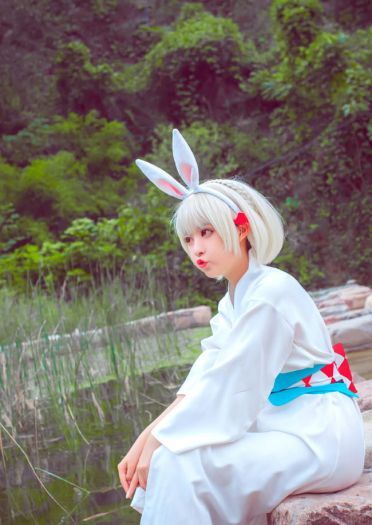 网易手游阴阳师 未觉醒山兔 cosplay图片(1)