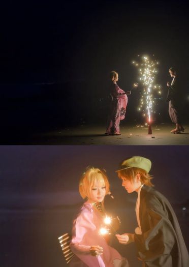 夏の终わり、花火大会