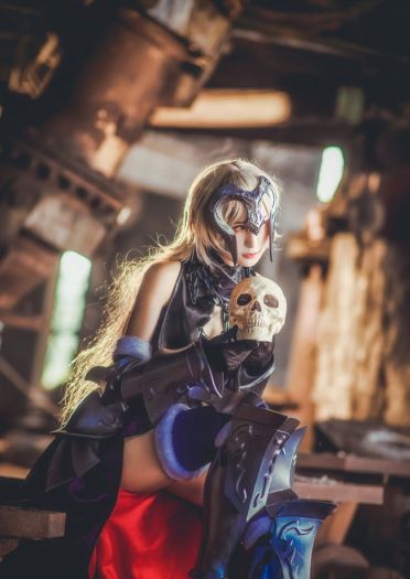 《Fate/GrandOrder》黑贞德cosplay