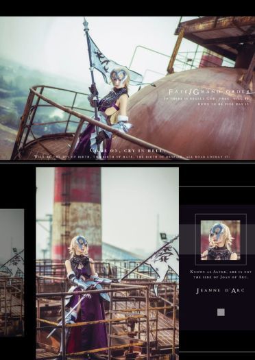 《Fate/GrandOrder》黑贞德cosplay