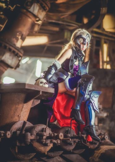 《Fate/GrandOrder》黑贞德cosplay
