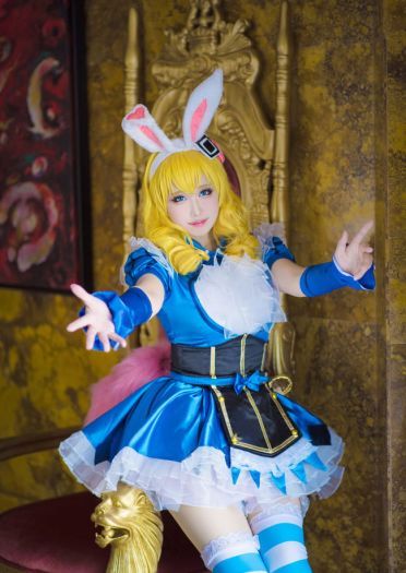 王者荣耀 妲己爱丽丝cosplay图片(1)
