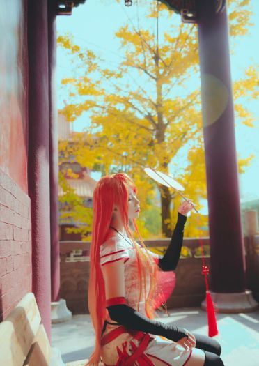 王者荣耀李白同人旗袍 cosplay