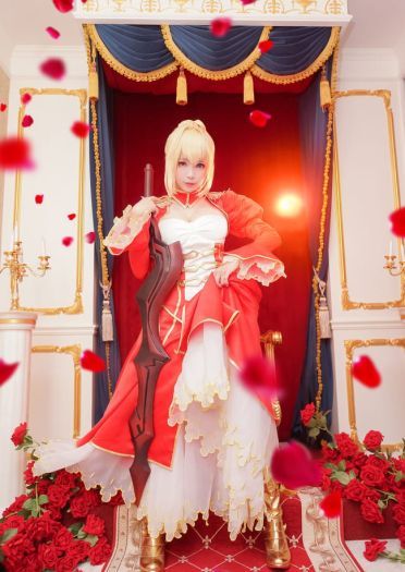 Fate/Grand Order 暴君尼祿cosplay图片