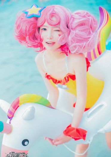 王者荣耀小乔夏日独角兽皮肤