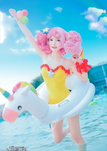 王者荣耀小乔夏日独角兽皮肤