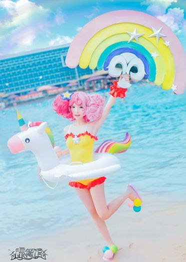 王者荣耀小乔夏日独角兽皮肤