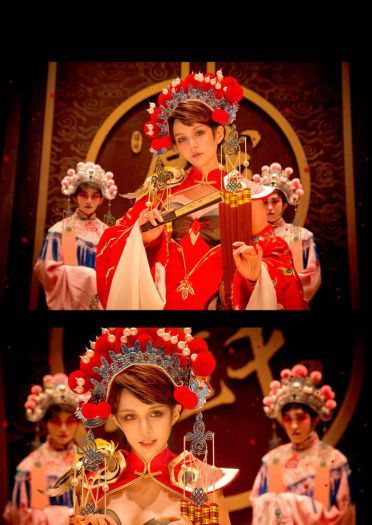 王者荣耀 霸王别姬虞姬 cosplay图片(1)