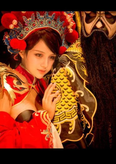 王者荣耀 霸王别姬虞姬 cosplay图片(1)