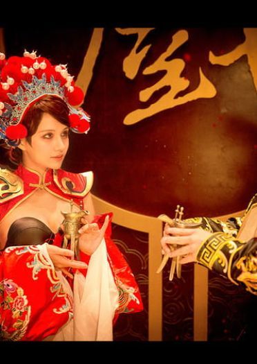 王者荣耀 霸王别姬虞姬 cosplay图片(1)