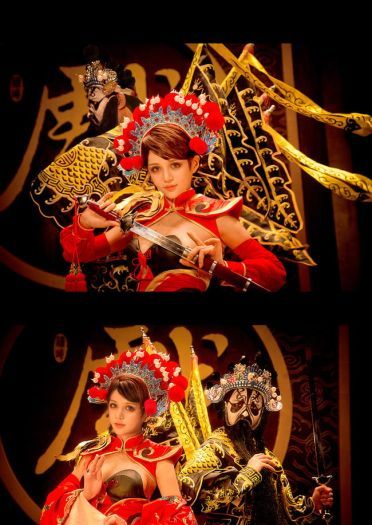 王者荣耀 霸王别姬虞姬 cosplay图片(1)