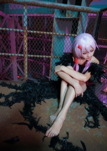 《罪恶王冠》祈妹黑羽cosplay