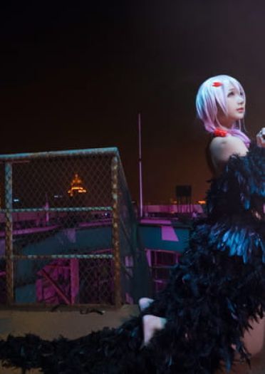 《罪恶王冠》祈妹黑羽cosplay