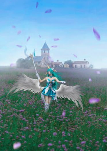 英雄联盟众星之子索拉卡cos