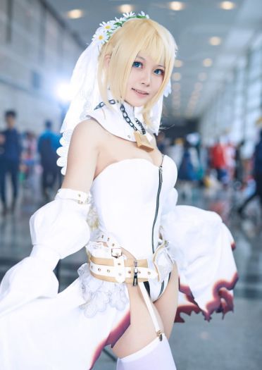 Fate/Grand Orde 花嫁尼禄·克劳狄乌斯cosplay图片