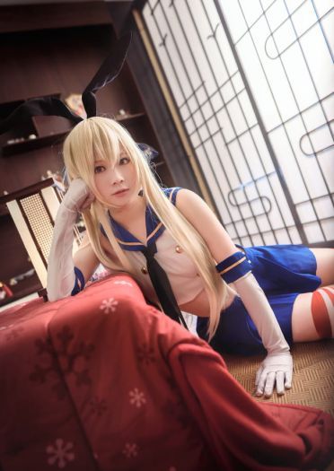 舰队Collection 岛风cosplay图片