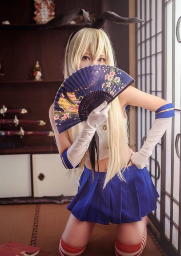舰队Collection 岛风cosplay图片